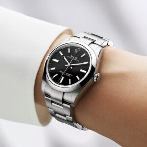 Rolex watch on wrist
