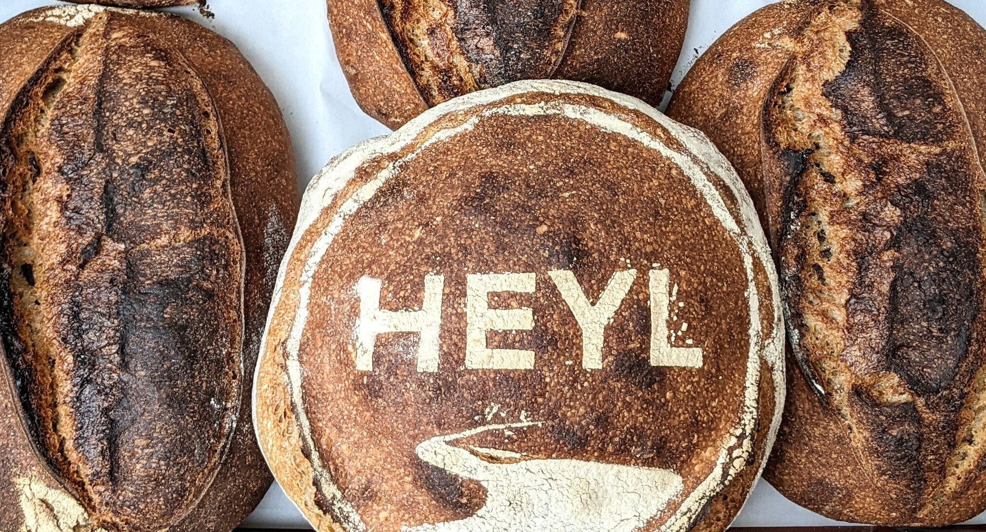 Heyl Bakery branded bread loaves
