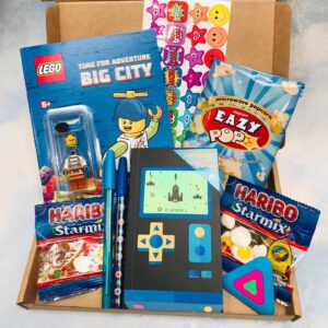 Gift box with various items