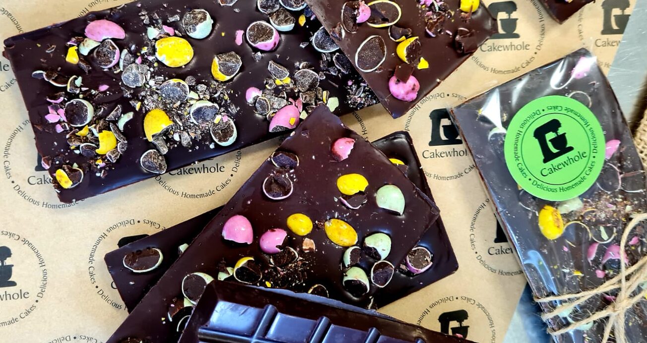 Easter mini egg bars by Cakewhole