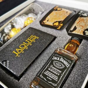 Gift box full of various items