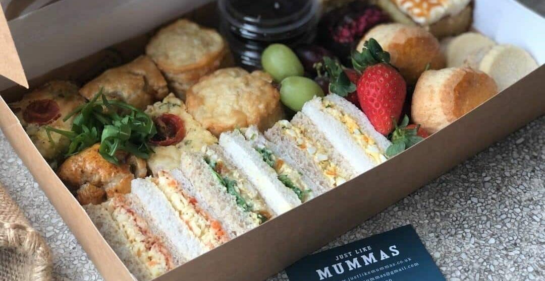 Afternoon Tea boxes from Just Like Mumma's