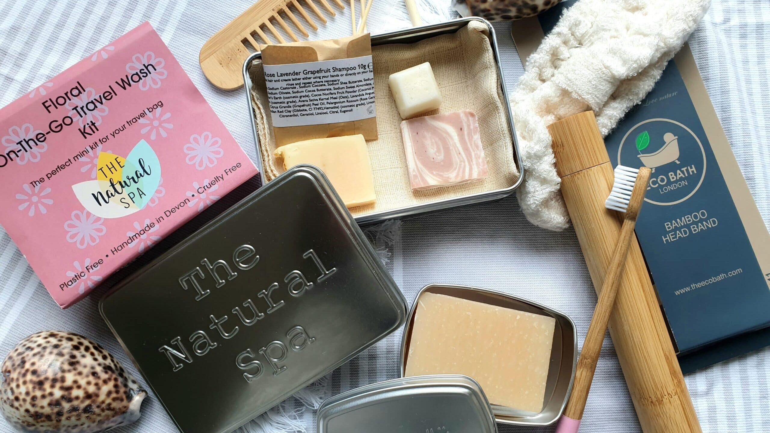 Happy camping with eco-friendly mini toiletries and multipurpose products