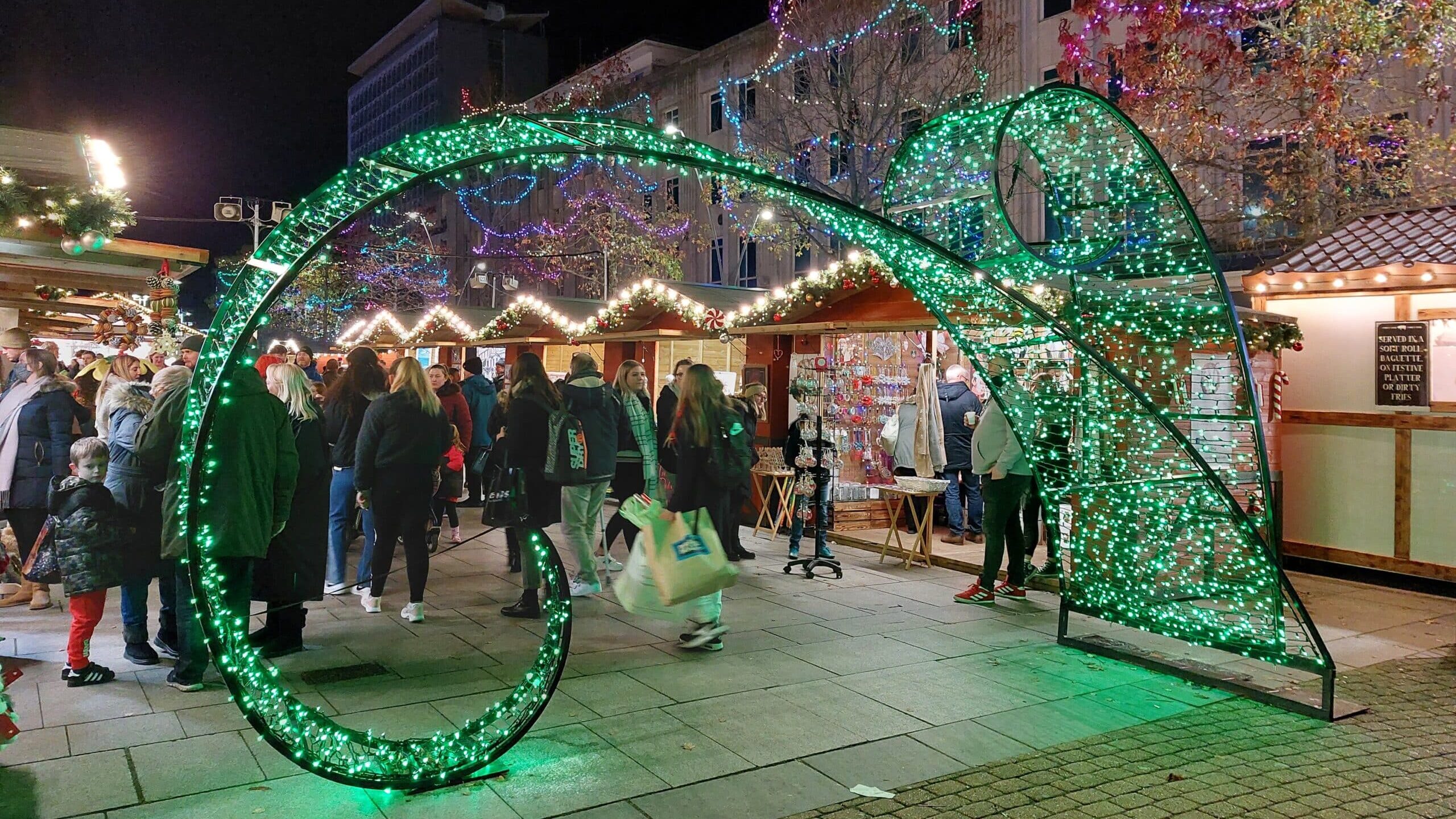 Shop for local food and drink at Plymouth Christmas Market until Sunday 19 December