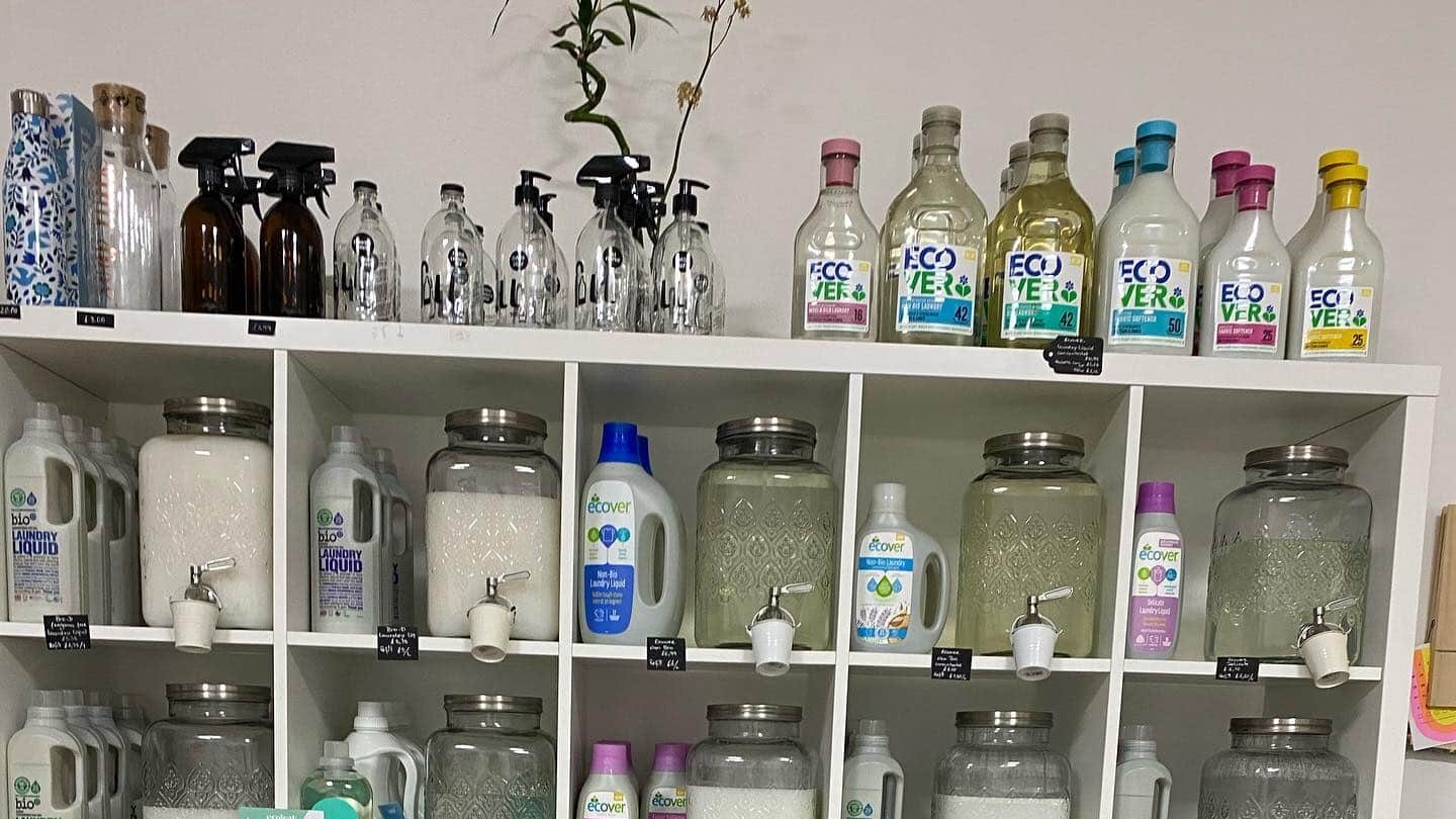 Refill your ethical brand laundry liquids at Laundry@55